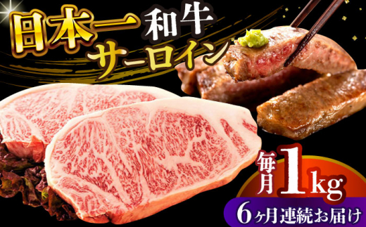 【全6回定期便】【A4～A5】長崎和牛サーロインステーキセット　1kg（250g×4枚）【株式会社 MEAT PLUS】 [DBS091] 1433534 - 長崎県小値賀町