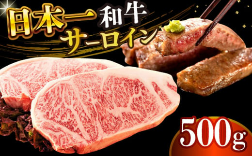 【A4～A5】長崎和牛サーロインステーキセット　500g（250g×2枚）【株式会社 MEAT PLUS】 [DBS014] 1433517 - 長崎県小値賀町