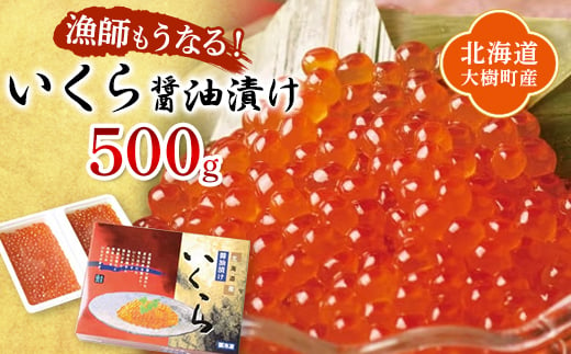 北海道大樹町のふるさと納税 北海道産 鮭いくら醤油漬け 計500g(250g×2パック)＜漁協直送＞【1423870】