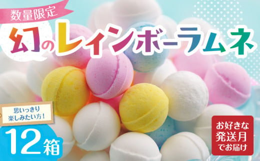 幻の「レインボーラムネ」12箱 【令和6年11月発送】 1492536 - 奈良県生駒市