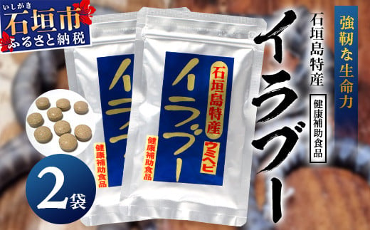 石垣島産「イラブー(海ヘビ)」粉末 120粒入り×２袋　健康補助食品・約２ヶ月分【 海へび 海蛇 栄養補助食品 サプリメント サプリ 錠 粒 アミノ酸 ミネラル ビタミン 】SI-73 1437903 - 沖縄県石垣市