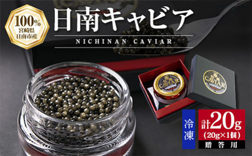 日南CAVIAR「キャビア」計20g　魚　魚介　国産 F10-191 933256 - 宮崎県日南市