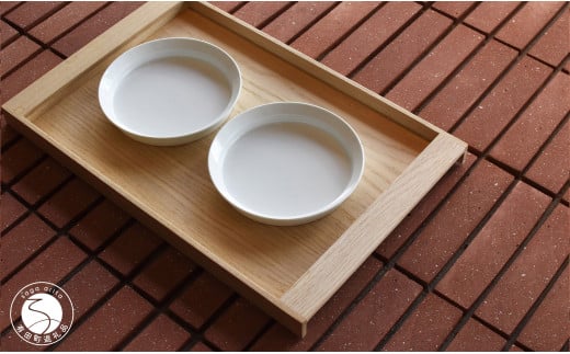1616/ TY Round Deep Plate 200 White 2枚セット【1616/arita japan】有田焼 食器 皿 中皿 丸皿 ラウンド プレート ホワイト シンプル A20-606
