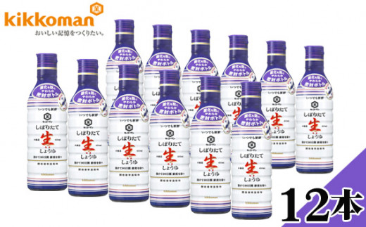 No.181 キッコーマンいつでも新鮮　しぼりたて生しょうゆ12本セット 1120119 - 千葉県野田市