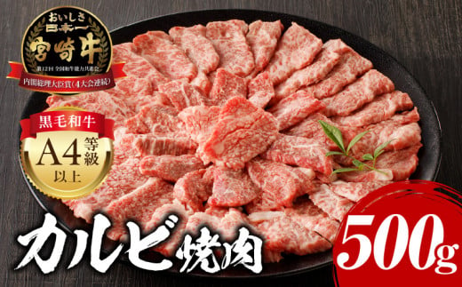 【11月発送】宮崎牛カルビ焼肉用500g_M243-004-nov 1031828 - 宮崎県宮崎市