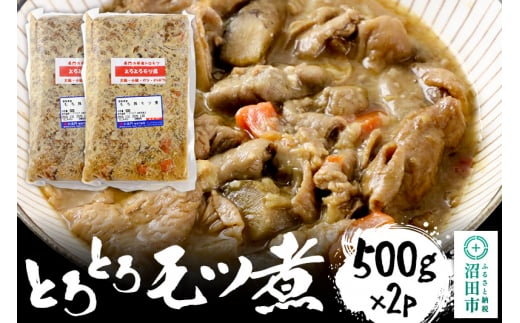 とろとろモツ煮 500g×2パック 1436031 - 群馬県沼田市