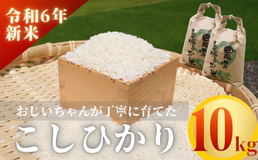 【令和６年新米】熊野市育生町 恥ずかしがり屋のおじいちゃんが作った自慢のお米 10kg 1445803 - 三重県熊野市