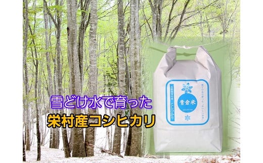 長野県栄村産コシヒカリ「青倉米」白米3kg（令和6年産） 1209921 - 長野県栄村