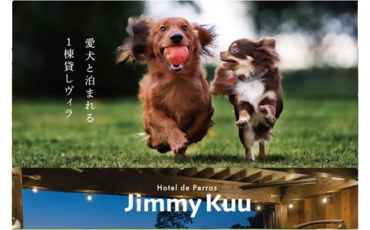 【鳥取県 大山の麓 1棟貸切 ペット可】JimmyKuu 宿泊チケット1泊分（大人２名・犬(15kg以下）2匹迄） 1439848 - 鳥取県米子市