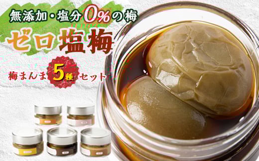 特許製法!無添加・塩分0%の梅＞ゼロ塩梅 梅まんま 2種類セット