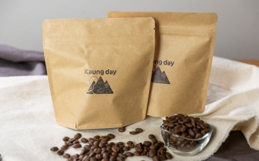 「Kaung day」ミャンマースペシャルティコーヒー豆  2種セット（ウォッシュド・中深煎り　/　ナチュラル・中煎り（各100g））（豆）コーヒー 珈琲 コーヒー豆  カウンデー スペシャルティ 1454489 - 岐阜県下呂市