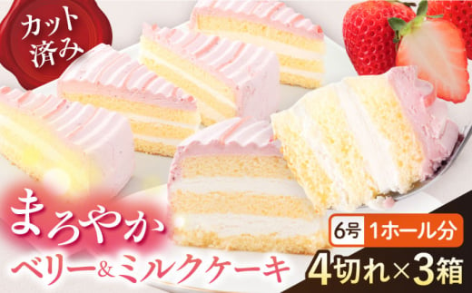 ドルチェケーキ ベリー＆ミルク ケーキ 計12個（4個×3箱）【ファミール製菓株式会社】 [AKCI018] 1529321 - 神奈川県横須賀市