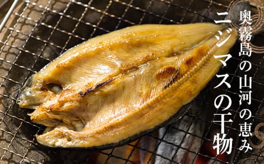 ニジマスの干物《奥霧島の山河の恵み》国産の天然塩と魚醤で味付けた川魚の開き 虹鱒 ひもの 無添加 おつまみ 焼魚 焼き魚 和食 日本食 干し魚 時短調理 鮎の代わりに! 冷凍食品 TF0791-P00045