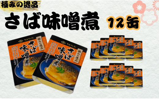 さばみそ煮 缶詰 12缶 極みの逸品 鯖 さば みそ煮 味噌煮 みそ 味噌 魚 国産 缶 缶 海産物 魚缶詰 備蓄品 保存食 簡単缶詰 長期保存 常温保存 缶詰 備蓄缶詰 防災 非常食 ローリングストック キャンプ アウトドア お取り寄せ グルメ 大容量 おかず 朝食 昼食 夕食 おつまみ 酒 のお供 アレンジレシピ セット ギフト 贈答 プレゼント 食品 送料無料 千葉県 銚子市 田原缶詰 1451082 - 千葉県銚子市