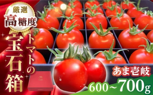 厳選!高糖度 あま壱岐 トマト 約600~700g《壱岐市》【壱岐の潮風】 トマト 野菜 完熟 高糖度 ギフト プレゼント 贈り物 産地直送 常温配送 19000 19000円 [JAE010] 1351712 - 長崎県壱岐市