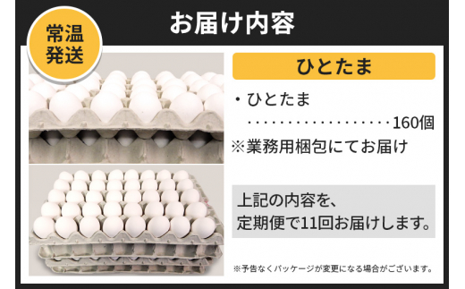 《定期便11ヶ月》ひとたま 160個（業務用）【発送時期が選べる】 1041248 - 秋田県横手市 |