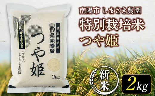 【令和6年産 新米 先行予約】 【米食味コンクール金賞受賞農園】 有機JAS つや姫 2kg 《令和6年10月中旬～発送》 『しまさき農園』 山形南陽産 米 白米 精米 ご飯 農家直送 山形県 南陽市 [1570-R6] 435930 - 山形県南陽市