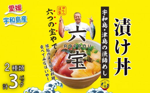 漬け丼 六宝 津島の漁師めし 鯛めし 料理田むら 鯛 ×2 マグロ ×1 真鯛 まぐろ マダイ タイ tai 刺身 お刺身 刺し身 漬け 海鮮丼 郷土料理 鯛飯 海鮮 人気 海の幸 魚介 人気加工品 冷凍 お手軽 便利 産地直送 国産 愛媛 宇和島 D015-140002 1459045 - 愛媛県宇和島市