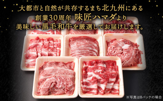 九州産 黒毛和牛 切り落とし 計2.4㎏ 300g×8パック 小分け
