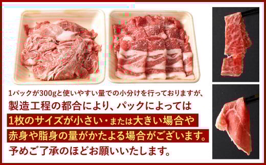 復刻！九州産 黒毛和牛 切り落とし 計1.2㎏ 300g×4パック 小分け