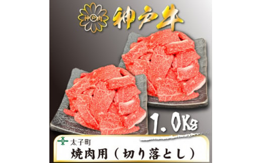 訳あり神戸牛　TSY2S　焼肉用(切り落とし)　500g×2【1509919】 1448163 - 兵庫県太子町