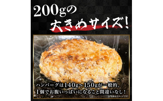 岐阜県岐阜市のふるさと納税 飛騨牛 生ハンバーグ（200g×4個） 牛肉 100% 手ごね 特大 国産牛 冷凍 和牛 岐阜市/丸福商店 [ANBO029]