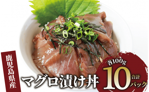 マグロ漬け丼100g×10P(山川町漁協/010-1660) 海鮮 鮪 まぐろ マグロ マグロ漬け丼 マグロ丼 まぐろ丼 漬け丼 丼 のっけ丼 海鮮丼 惣菜 総菜 簡単 調理済み セット 漁協 指宿 山川 指宿鰹節 鹿児島 国産 魚 人気  冷凍 小分け 一人暮らし 食品