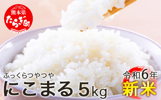 ≪令和6年度 新米 ≫   米どころ 多良木町産 にこまる 5kg 【 2024年12月配送 】 均ちゃん農園 熊本県 多良木町産 受賞米 精米 白米 ご飯 お米 選べる 配送月 008-0670-202412 1345641 - 熊本県多良木町