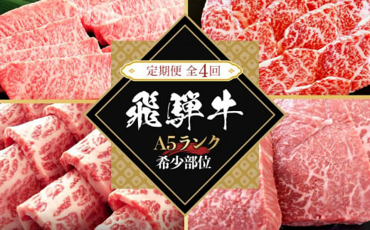 【全４回定期便】飛騨牛Ａ5 「希少部位」全4回 1.2kg（三角バラ カイノミ イチボ ランプ）｜国産 肉 牛肉 焼肉 和牛 黒毛和牛 グルメ おすすめ【飛騨牛 和牛ブランド 飛騨牛 黒毛和牛 飛騨牛 岐阜 大野町 飛騨牛】 1293561 - 岐阜県大野町