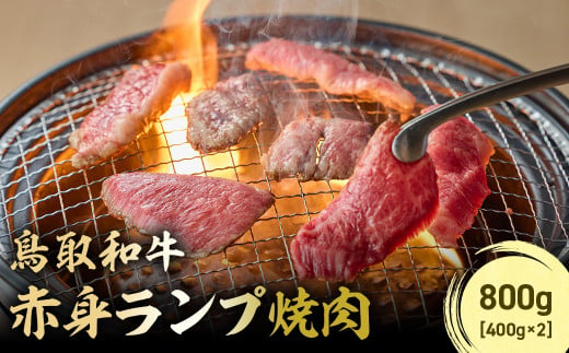 鳥取和牛 赤身ランプ焼肉 800g ( 400g × 2 ) 国産 牛肉 希少 ランプ 赤身 和牛 黒毛和牛 ブランド牛 焼肉 焼き肉 肉 鳥取県 倉吉市 KR1441 1455154 - 鳥取県倉吉市