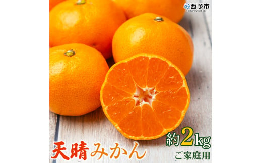 先行予約＜愛媛県明浜産 天晴みかん（温州みかん）約2kg／3kg＞ 家庭用 訳あり ワケアリ 自宅用 果物 くだもの フルーツ ミカン 柑橘 選べる 天晴農園 食べて応援 特産品 産地直送 愛媛県 西予市【常温】 1092389 - 愛媛県西予市