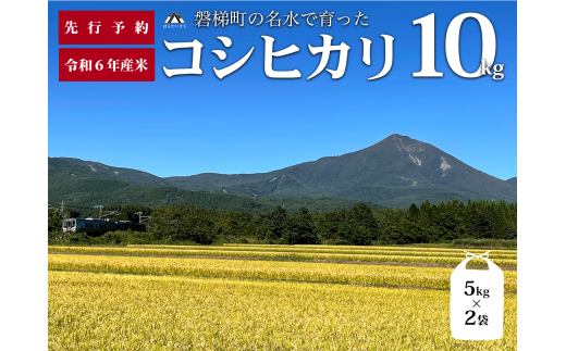 福島県磐梯町のふるさと納税 【予約受付】【令和6年産米】コシヒカリ10kg　磐梯町の名水で育ったコシヒカリ