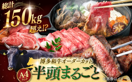 【半頭丸ごとオーダーカット！】博多和牛 半頭食べ尽くしセット＜株式会社MEAT PLUS＞桂川町 [ADAQ100] 1455009 - 福岡県桂川町