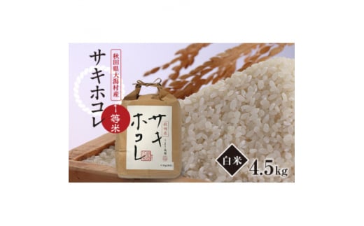 ＜先行受付＞令和6年産　サキホコレ　白米4.5kg(30合)【1539469】 1457503 - 秋田県大潟村