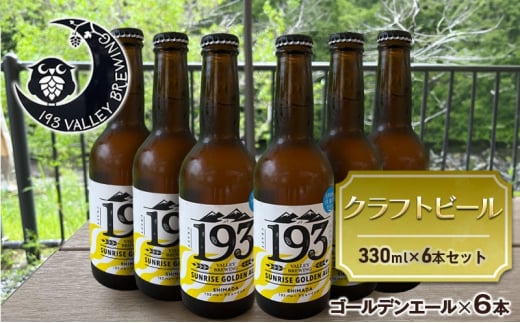 [№5695-1673]193 クラフトビール シズオカゴールデンエール 6本セット クラフトビール ご当地ビール ローカルビール 地ビール お酒 ビール ビアホップおおいがわ イクミバレーブリューイング 1457470 - 静岡県島田市