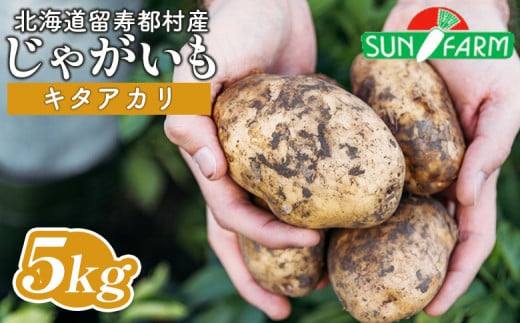 じゃがいも キタアカリ 5kg いも おいも 芋 イモ ジャガイモ ポテト きたあかり オンライン 申請 ふるさと納税 北海道 留寿都 野菜 根菜 ホクホク 産地直送 新鮮 採れたて ポテトサラダ コロッケ スープ 5キロ 留寿都村【24012】