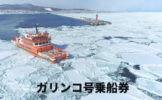 ガリンコ号Ⅲ IMERU 冬期運航 流氷クルーズ乗船券