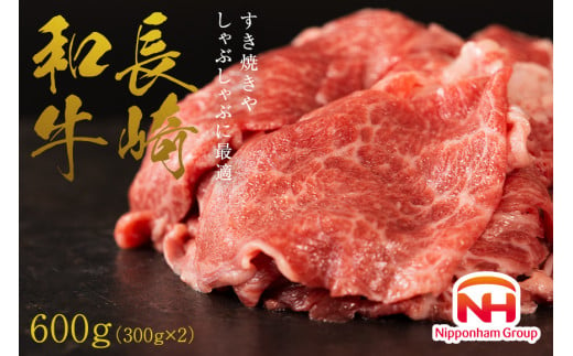 訳あり 牛肉 長崎和牛 切り落とし 計600g (300g×2P) [ 肉 和牛 牛 精肉 冷凍 小分け すき焼き しゃぶしゃぶ 日本ハムマーケティング 長崎県 島原市 ]