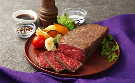 【全6回定期便】【A4ランク】長崎和牛 ローストビーフ 約400g 和牛 国産 お肉 肉 赤身 モモ肉 モモ タレ付き 長崎 1461656 - 長崎県長崎市