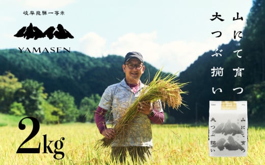 新米予約受付【令和6年産米】すがたらいす 山仙 (いのちの壱) 2kg×1 すがたらいす 下呂市金山産 2キロ  米 2024年産 お米 精米 米 いのちのいち やません 1454265 - 岐阜県下呂市