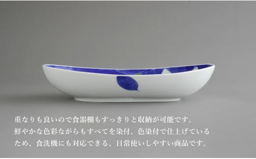 有田焼 食洗機対応 鉄仙花カレー皿 2点セット【泰山】食器 器