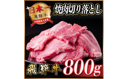 飛騨牛 焼肉 切り落とし 約800g(約400g×2)訳あり＜冷蔵便＞【1543571】