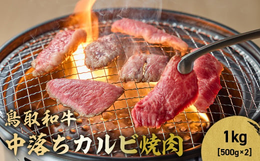 鳥取和牛 中落ちカルビ焼肉 1kg ( 500g × 2 ) 国産 ブランド牛 牛肉 焼き肉 焼肉 和牛 黒毛和牛 肉 カルビ バラ BBQ 冷凍 鳥取県 倉吉市 KR1487 1464034 - 鳥取県倉吉市