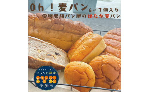 パン 無添加 老舗 6～7個セット 季節 おまかせ ランダム おすすめ はだか麦 篠崎ベーカリー 愛媛 伊予市 ｜B67