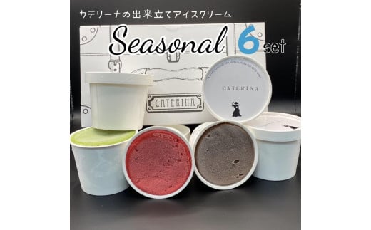 6種のアイスクリームセット【Seasonal】