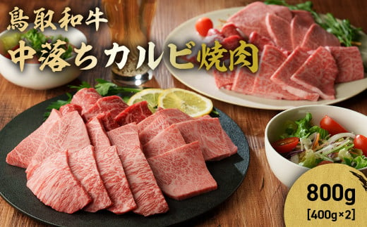 鳥取和牛 中落ちカルビ焼肉 800g ( 400g × 2 ) 国産 ブランド牛 牛肉 焼き肉 焼肉 和牛 黒毛和牛 肉 カルビ バラ BBQ 冷凍 鳥取県 倉吉市 KR1486 1464033 - 鳥取県倉吉市