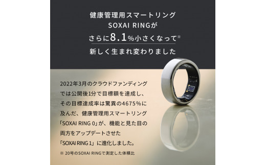 SOXAI RING すぅ 1 （14号） シルバー