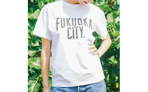 FUKUOKA CITY T-shirt（フクオカシティTシャツ）ホワイト・Mサイズ 1466652 - 福岡県福岡市