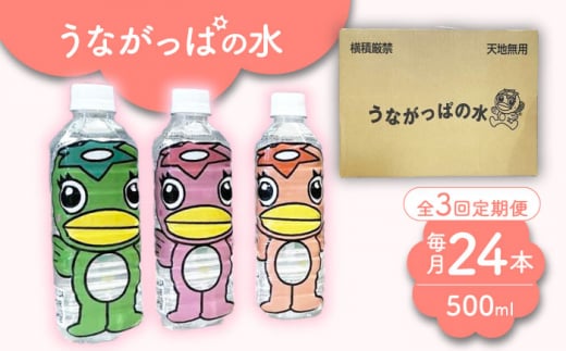 【定期便】 うながっぱの水 1ケース（ 500ml ペットボトル × 24本 ） 多治見市 /多治見市観光協会 ミネラルウォーター 備蓄 [TAQ007]