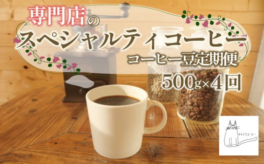 スペシャルティ コーヒー豆 定期便 珈琲 ブレンドコーヒー 自家 焙煎 ロースト ギフト 贈答 プレゼント 沼津市 チャトラコーヒー 1418933 - 静岡県沼津市